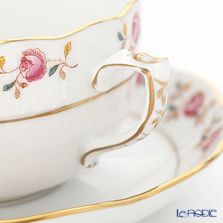 ヘレンド 薔薇の花飾り RGS トリオセット ペア