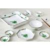 ヘレンド アポニーグリーン 2人用 ジャパニーズティーセット