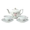 ヘレンド ウィーンのバラ プラチナ 2人用 ティータイムセット