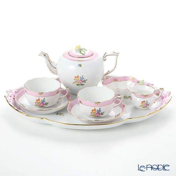 ヘレンド ローズチューリップ ピンク RTFP テテアテテセット