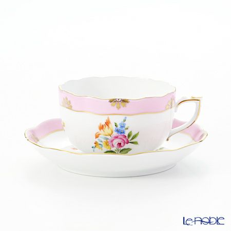 ヘレンド ローズチューリップ ピンク RTFP トリオセット