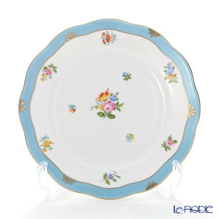 ヘレンド ローズチューリップ ブルー RTFB＆ピンク RTFP 20517-0-00 プレート 19cm ペア