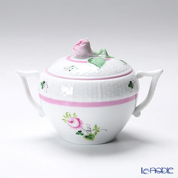 ヘレンド ウィーンのバラ ピンク テテアテテセット