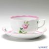 ヘレンド ウィーンのバラ ピンク 00724-0-00 ティーカップ＆ソーサー 200ml ペア