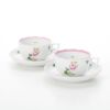 ヘレンド ウィーンのバラ ピンク 00724-0-00 ティーカップ＆ソーサー 200ml ペア