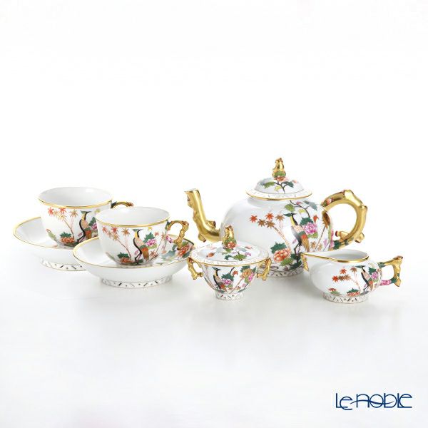 ヘレンド 瑞鳥 GRUE 2人用 ティーセット