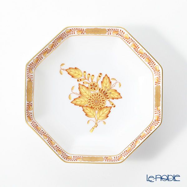 ヘレンド アポニー 04307-0-00 小皿（オクタゴナル） 11cm 5色セットA