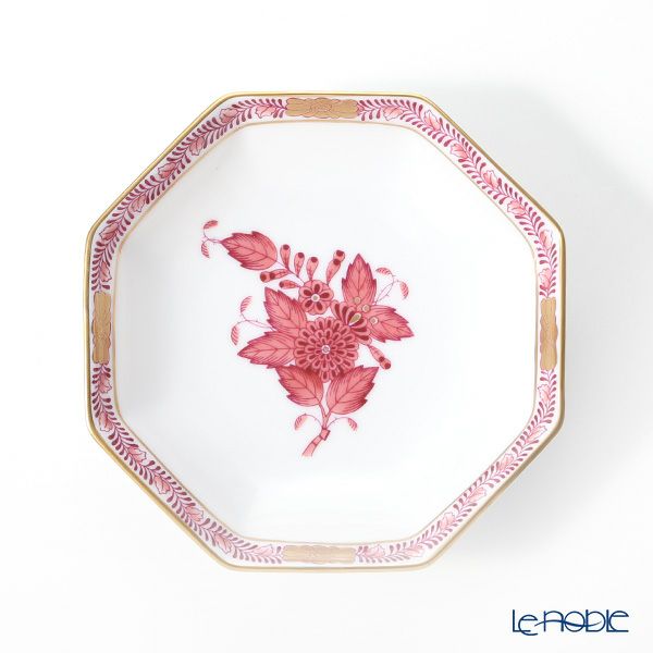 ヘレンド アポニー 04307-0-00 小皿（オクタゴナル） 11cm 5色セットA