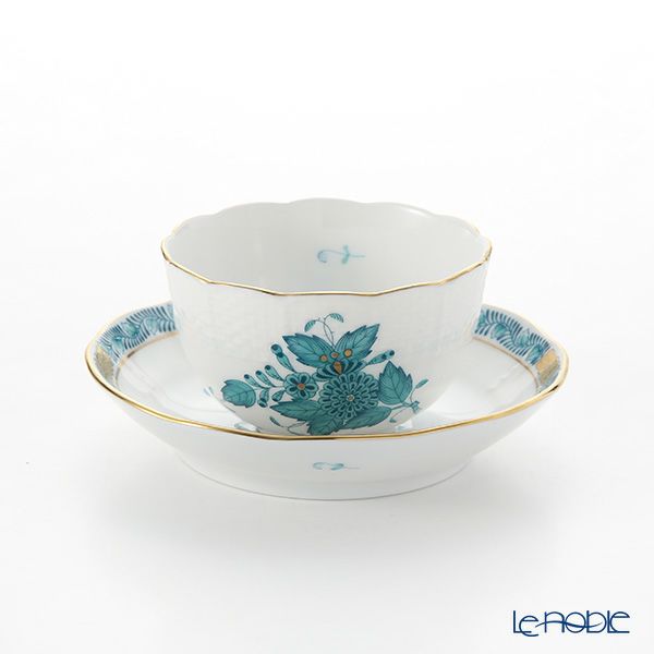 ヘレンド アポニー 00710-0-91／711 ジャパニーズカップ＆ソーサー 130ml 5色セットB