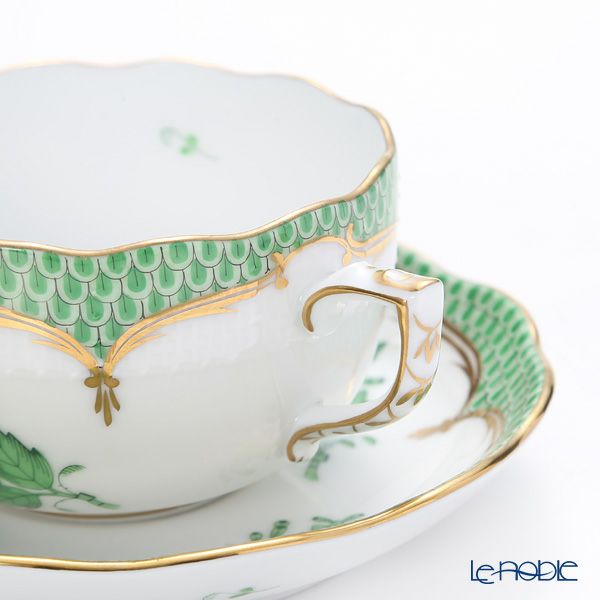 ヘレンド アポニーグリーン グリーンスケール トリオセット