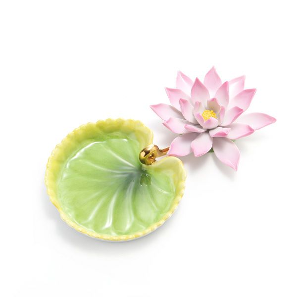 ヘレンド C＆C1 ウォーターリリー＆ヴィクトリアリーフディッシュ セット