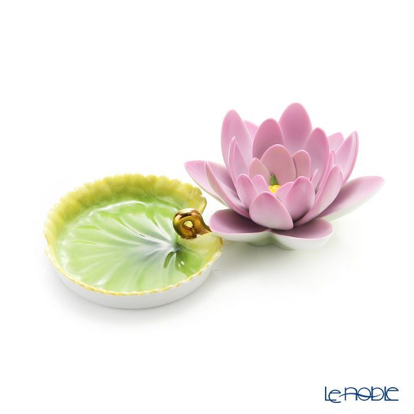 ヘレンド C＆C1 ヴィクトリアレジア＆ヴィクトリアリーフディッシュ セット