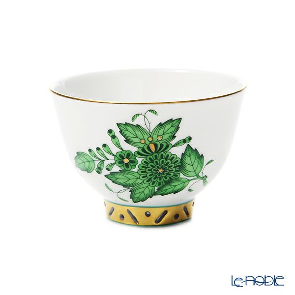 ヘレンド アポニーグリーン AV ジャパニーズティーカップ（ティーボウル）＆ソーサー（湯呑＆茶托）