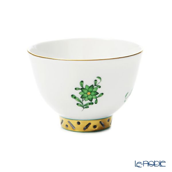 ヘレンド アポニーグリーン AV ジャパニーズティーカップ（ティーボウル）＆ソーサー（湯呑＆茶托）