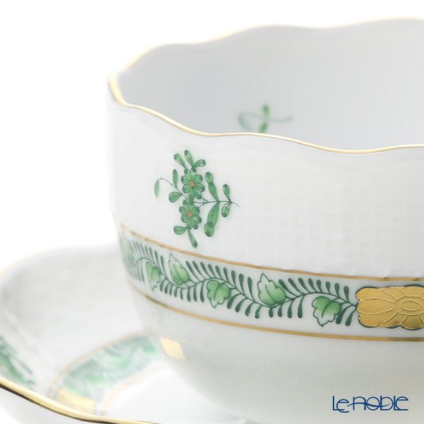 ヘレンド アポニーグリーンシンプル ASV-CH トリオセット