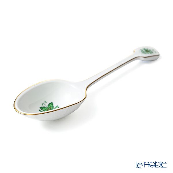 ヘレンド アポニーグリーン AV 00217-0-00 ＆ 00238-0-00 ソースボート＆ ソースレードル20cm セット