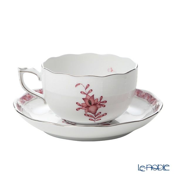 ヘレンド アポニーモーヴプラチナ AP2-PT ティーカップ＆ソーサー 200ml 00724-0-00 ペア