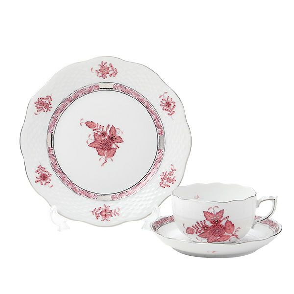 ヘレンド アポニーモーヴプラチナ AP2-PT トリオセット