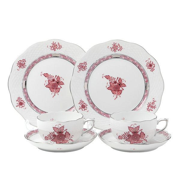 ヘレンド アポニーモーヴプラチナ AP2-PT トリオセット ペア