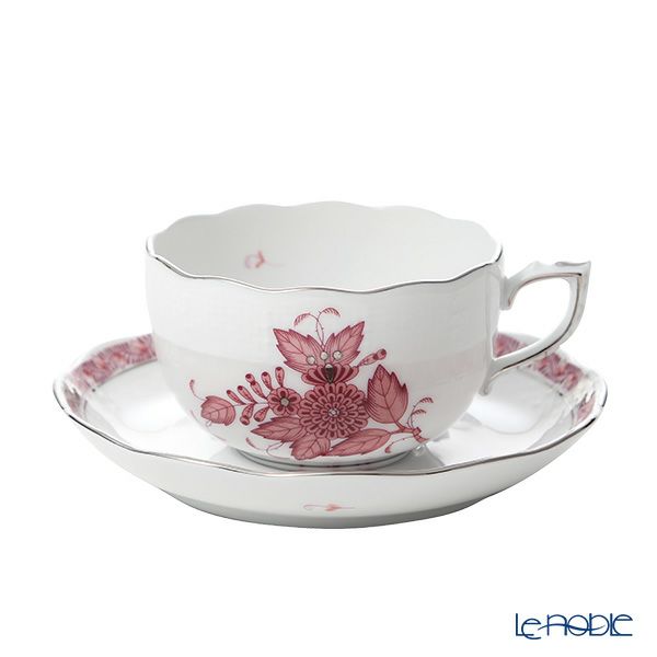 ヘレンド アポニーモーヴプラチナ AP2-PT 2人用 ティー7点セット