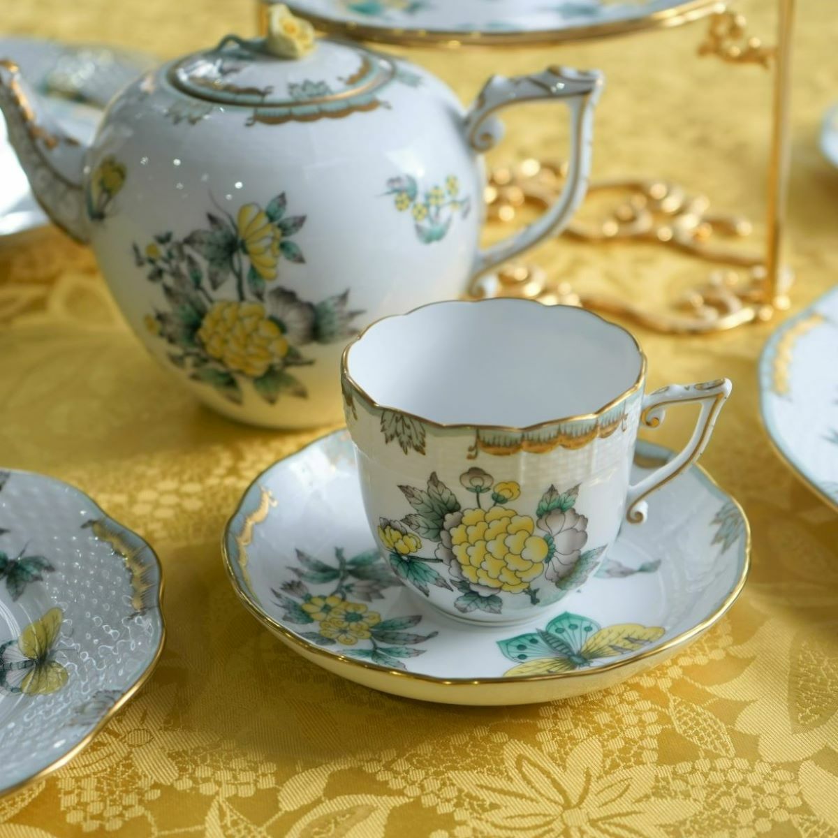 ヘレンド (HEREND) ヴィクトリア O-VBO-VX1 トリオセット コーヒー