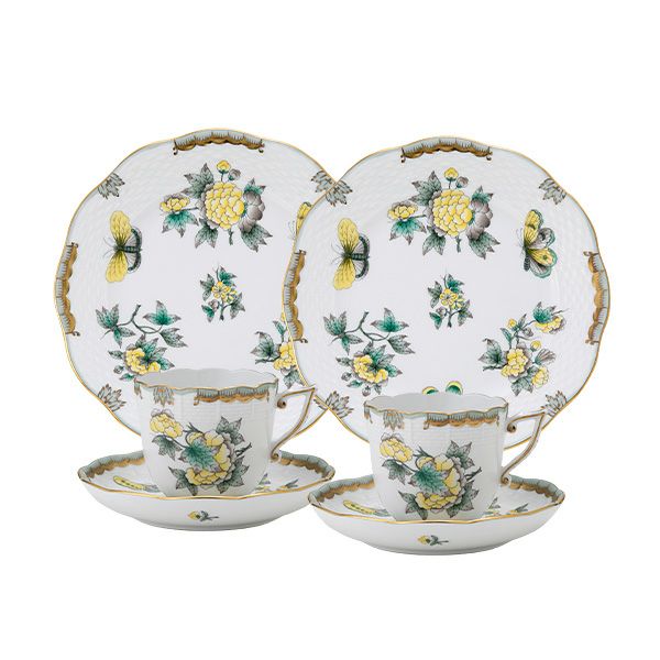 ヘレンド (HEREND) ヴィクトリア O-VBO-VX1 トリオセット コーヒー ペア