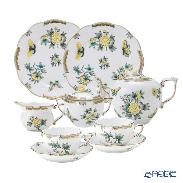 ヘレンド ヴィクトリア O-VBO-VX1 2人用 ティー7点セット