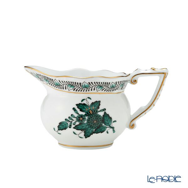 ヘレンド アポニーグリーン2 AV2（ブルーグリーン） ティーポット＆シュガー＆クリーマー 3点セット