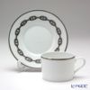 エルメス（HERMES） シェーヌ ダンクル プラチナ ティーカップ＆ソーサー 150ml ペア