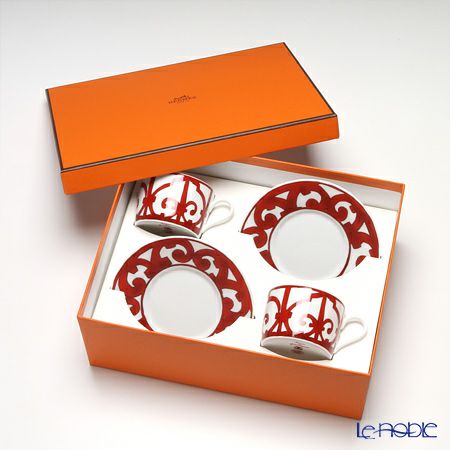 エルメス（HERMES） ガダルキヴィール ティーカップ＆ソーサー 160ml ペア