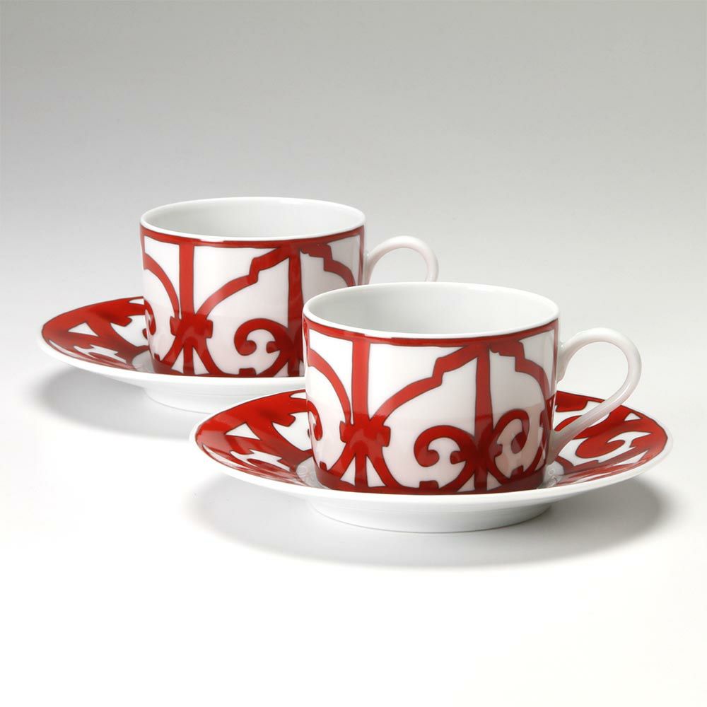 エルメス（HERMES） ガダルキヴィール ティーカップ＆ソーサー 160ml ペア