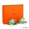 エルメス（HERMES）パシフォリア コーヒーカップ＆ソーサー 100ml ペア 044017P デミタス／エスプレッソ用