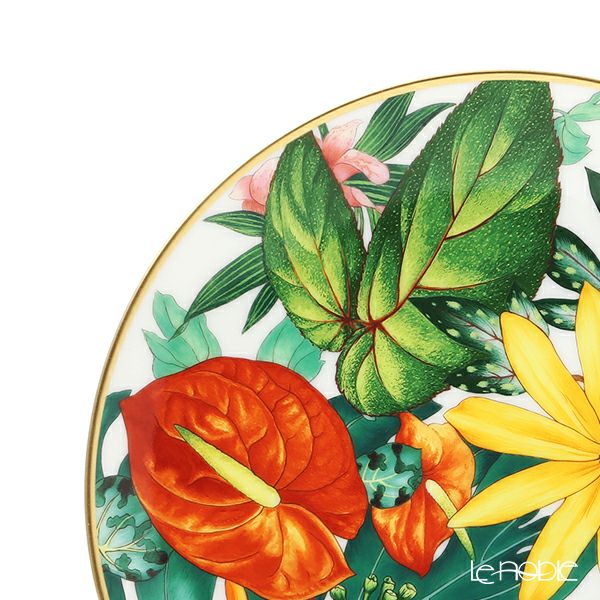 エルメス（HERMES）パシフォリア デザートプレート 21cm Passiflora ペア 044107P