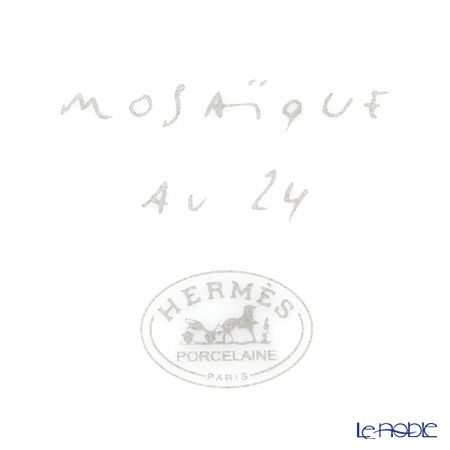 エルメス（HERMES） モザイク ヴァンキャトル ティーカップ＆ソーサー 160ml ペア