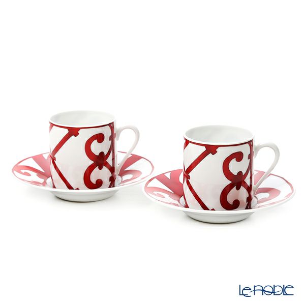 エルメス（HERMES） ガダルキヴィール コーヒーカップ＆ソーサー 90ml ペア