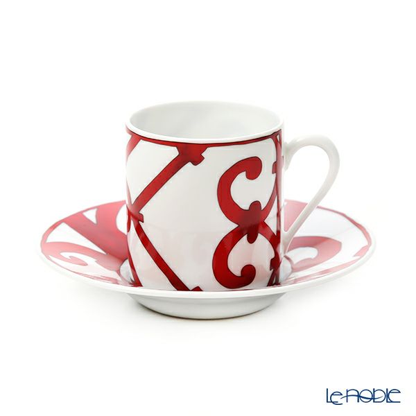 エルメス（HERMES） ガダルキヴィール コーヒーカップ＆ソーサー 90ml ペア