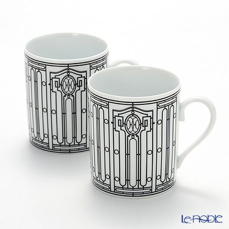 エルメス（HERMES） H Deco アッシュデコ マグ 300ml ペア
