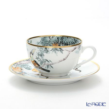 エルメス（HERMES） 赤道直下のスケッチ ティーカップ＆ソーサー 200ml ペア