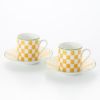 エルメス（HERMES） ウォーク・イン・ザ・ガーデン コーヒーカップ＆ソーサー イエロー ペア