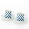 エルメス（HERMES） ウォーク・イン・ザ・ガーデン コーヒーカップ＆ソーサー ブルー ペア