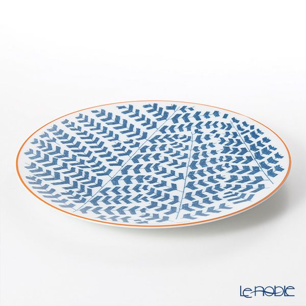 エルメス（HERMES） ウォーク・イン・ザ・ガーデン ディナープレート 27cm ブルー ペア