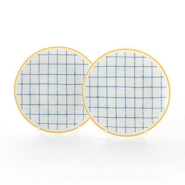 エルメス（HERMES） ウォーク・イン・ザ・ガーデン パンプレート 14cm ブルー ペア