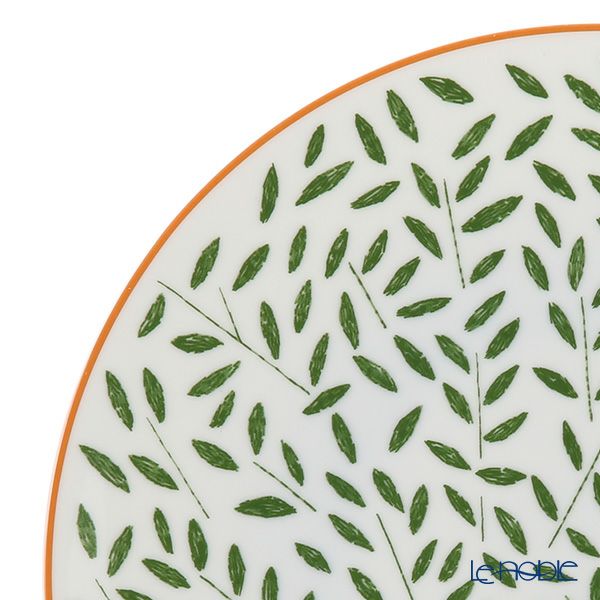 エルメス（HERMES） ウォーク・イン・ザ・ガーデン ディナープレート 27cm グリーン ペア