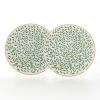 エルメス（HERMES） ウォーク・イン・ザ・ガーデン ディナープレート 27cm グリーン ペア