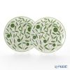 エルメス（HERMES） ウォーク・イン・ザ・ガーデン デザートプレート 21cm グリーン ペア
