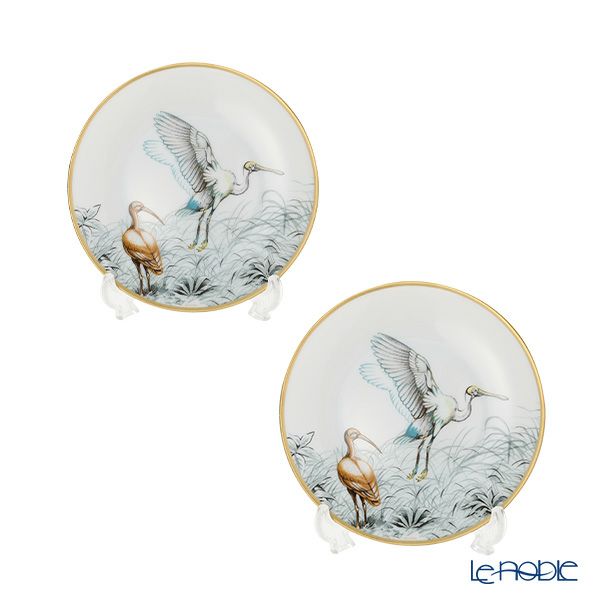 エルメス（HERMES） 赤道直下のスケッチ パンプレート 14cm（バード）ペア 038012P