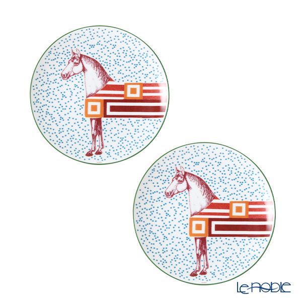 エルメス（HERMES） イポモビル デザートプレート No.1 21cm ペア 048007P
