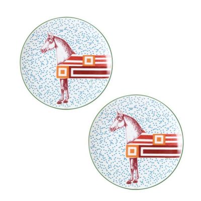 エルメス（HERMES） イポモビル デザートプレート No.1 21cm ペア