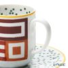 エルメス（HERMES） イポモビル コーヒーカップ＆ソーサー No.1 100ml デミタス／エスプレッソ用 ペア 048017P