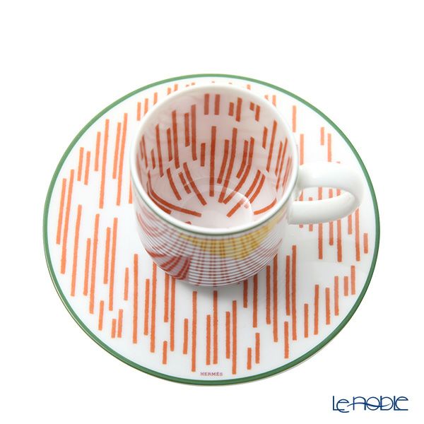エルメス（HERMES） イポモビル コーヒーカップ＆ソーサー No.2 100ml デミタス／エスプレッソ用 ペア 048117P